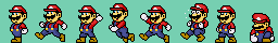 Mario again, this time in 'hammer stance.'